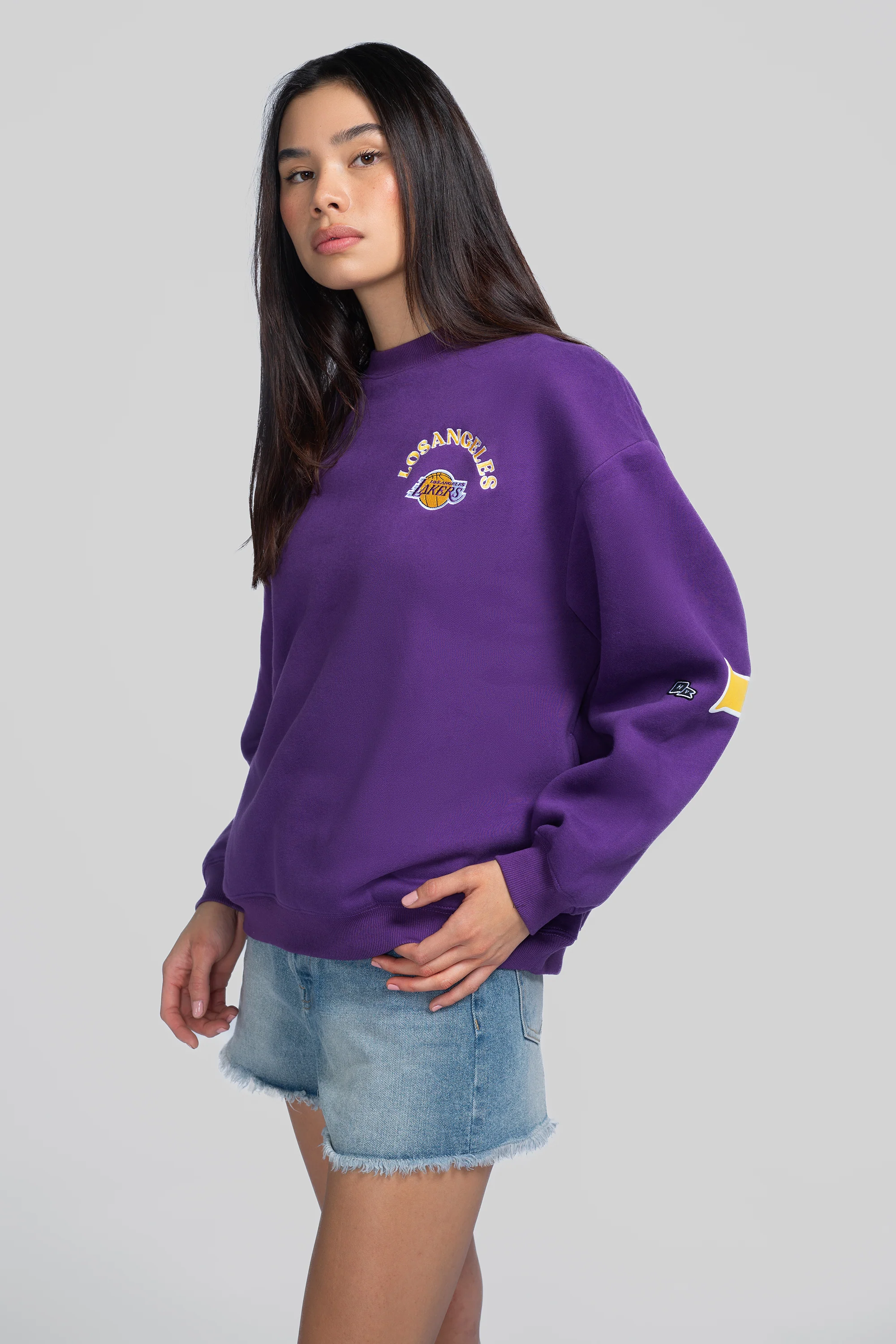 Los Angeles Lakers Oversized Crewneck - Image 3