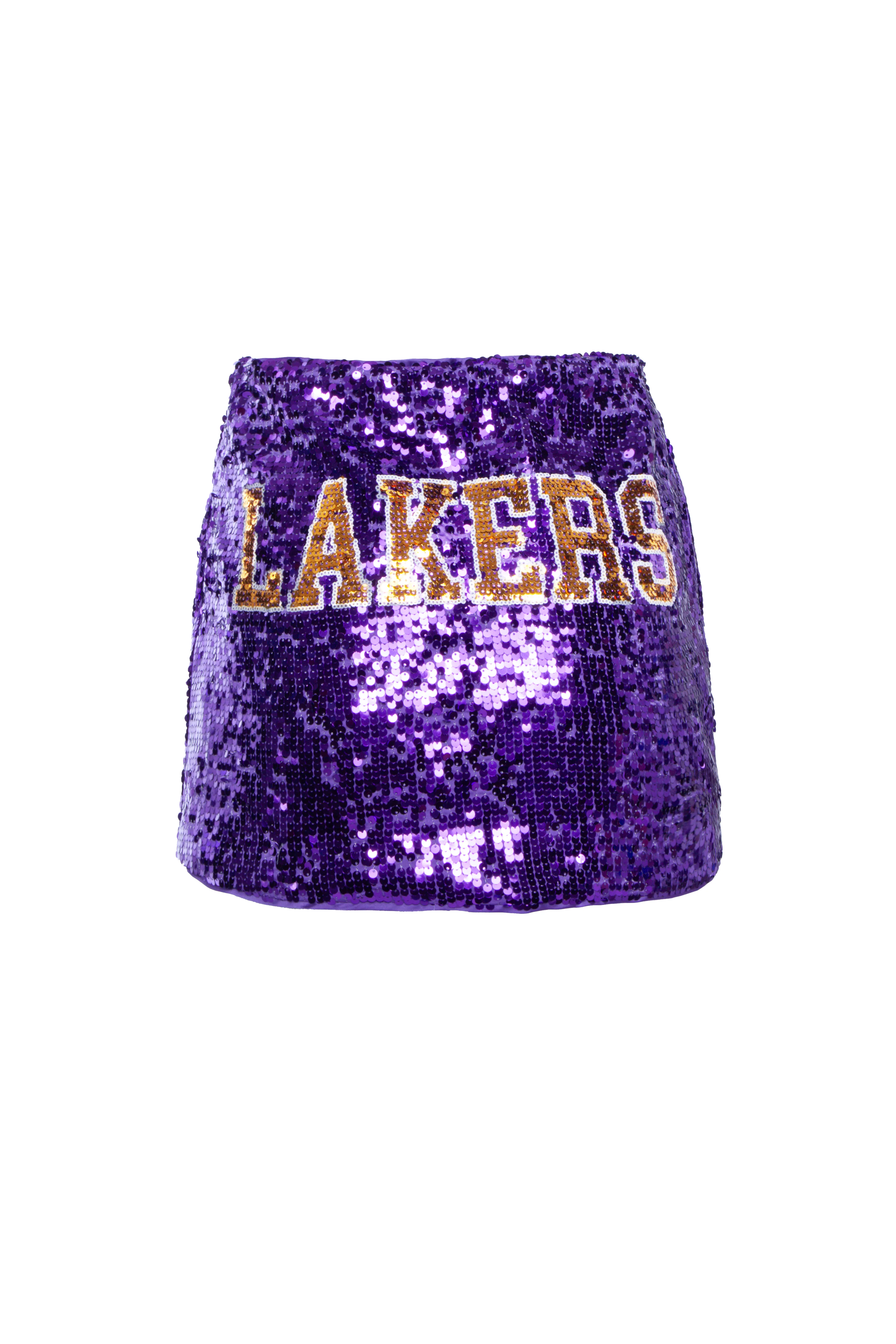 Los Angeles Lakers Sequin Mini Skirt - Image 4