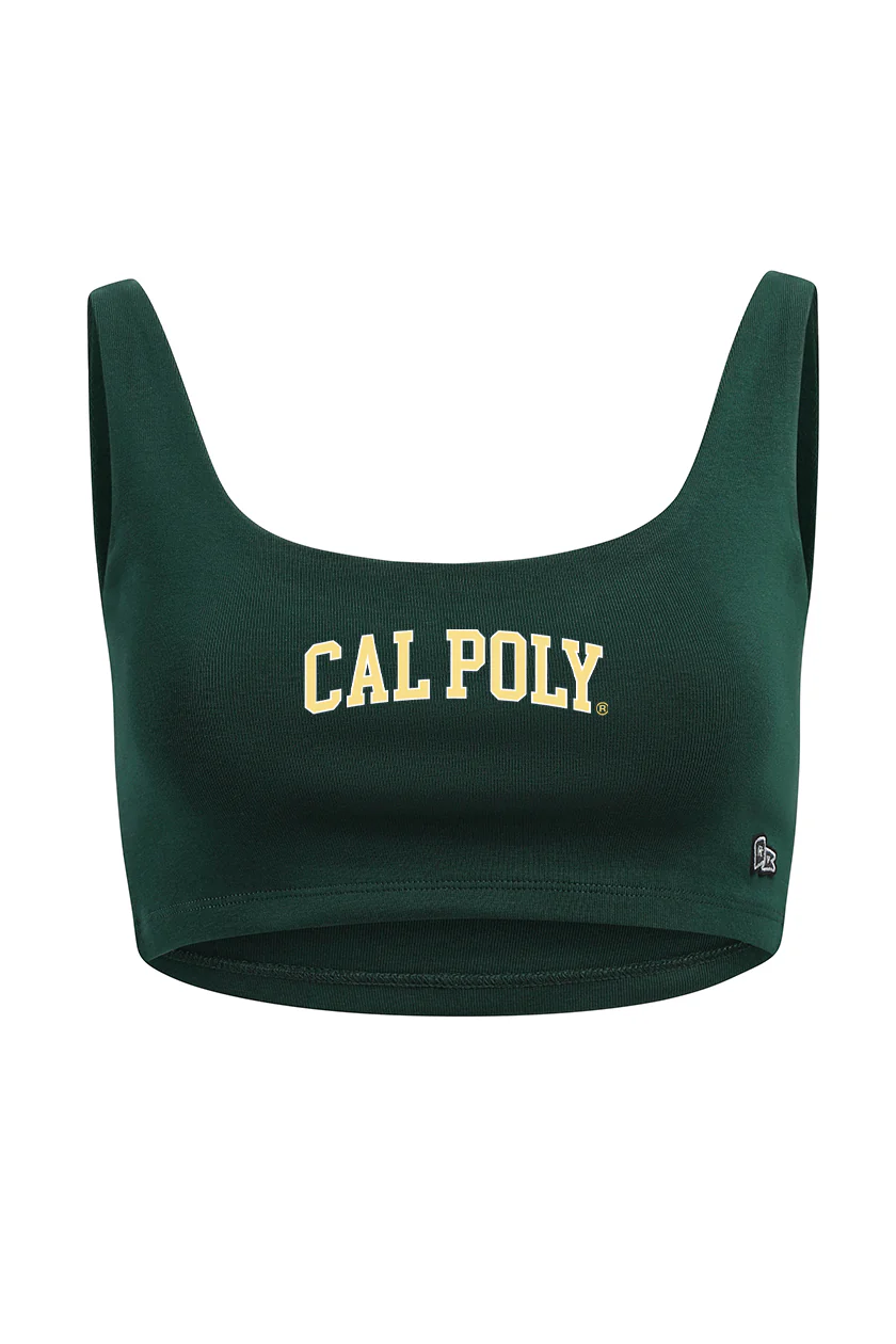 Cal Poly | Scoop Neck Crop Top - Image 5
