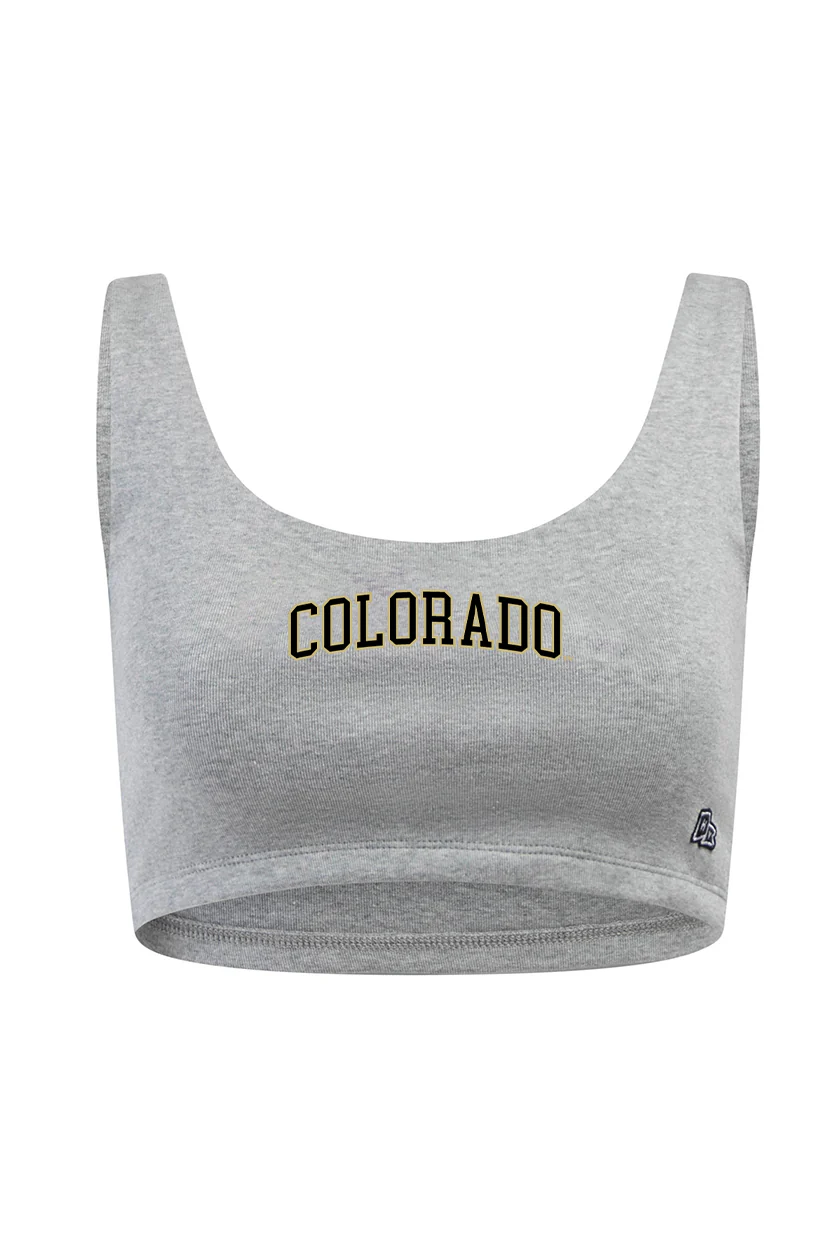 CU Boulder Scoop Neck Crop Top - Image 13