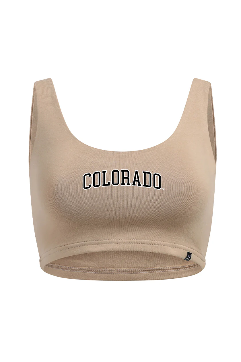 CU Boulder Scoop Neck Crop Top - Image 9