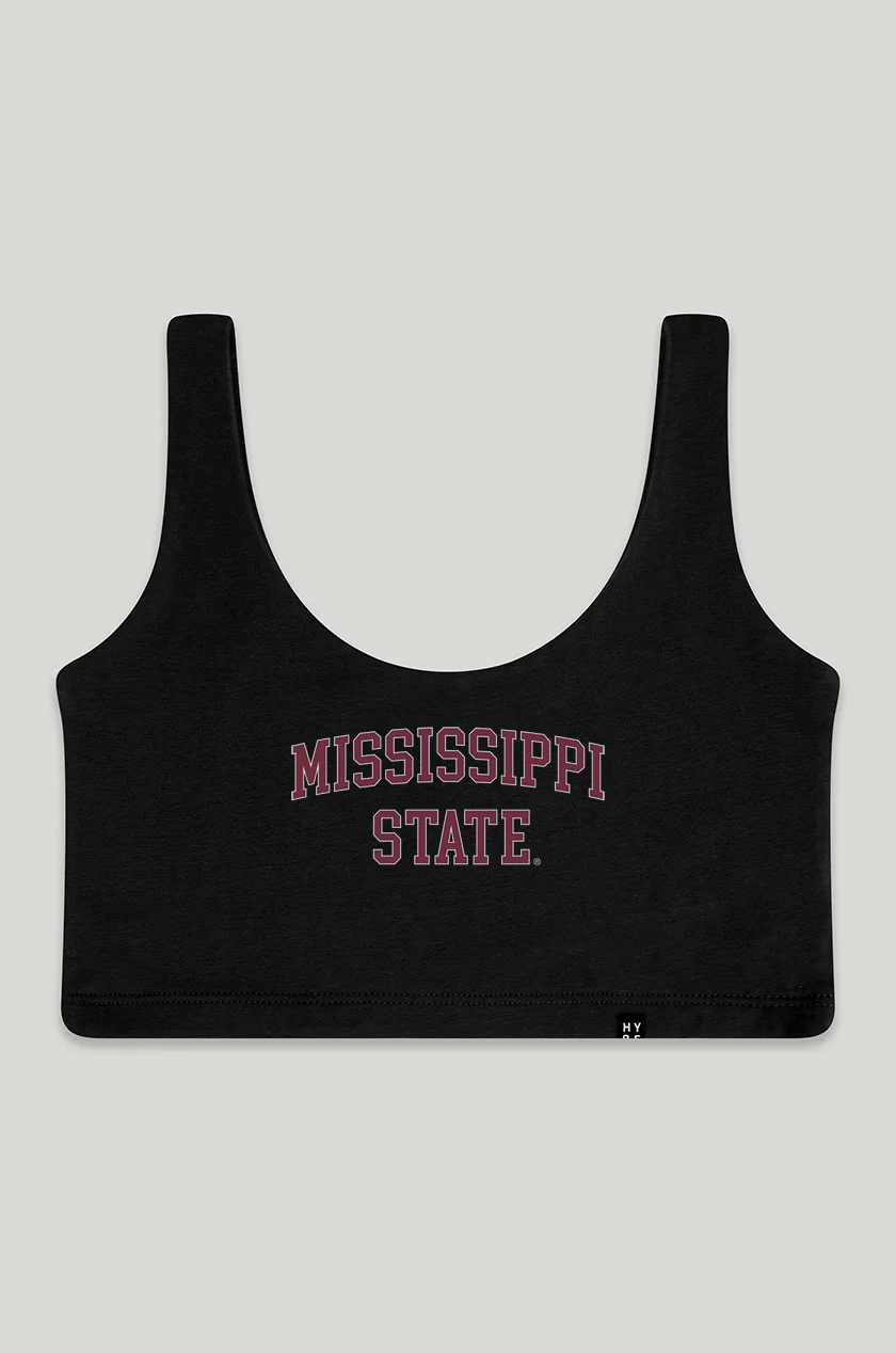Mississippi State Scoop Neck Crop Top - Image 6