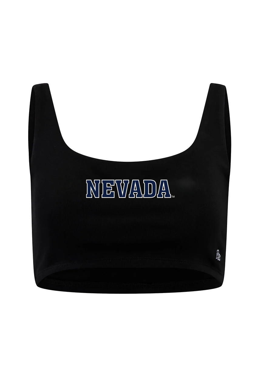 University of Nevada Reno Scoop Neck Crop Top - Image 3