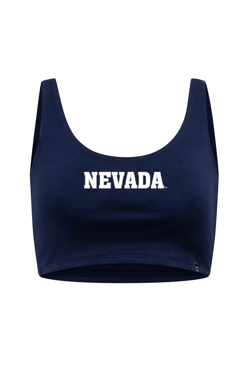 University of Nevada Reno Scoop Neck Crop Top - Image 7