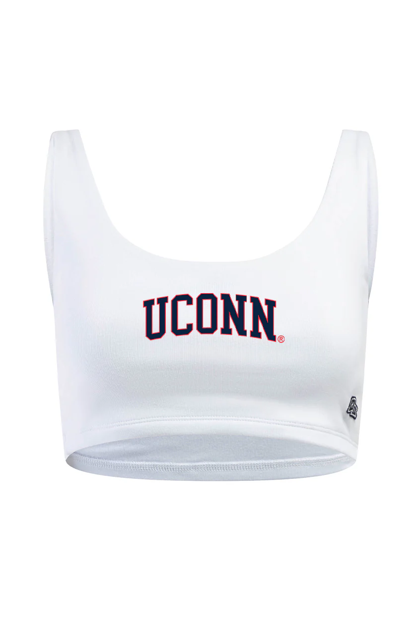 UConn Scoop Neck Crop Top - Image 3
