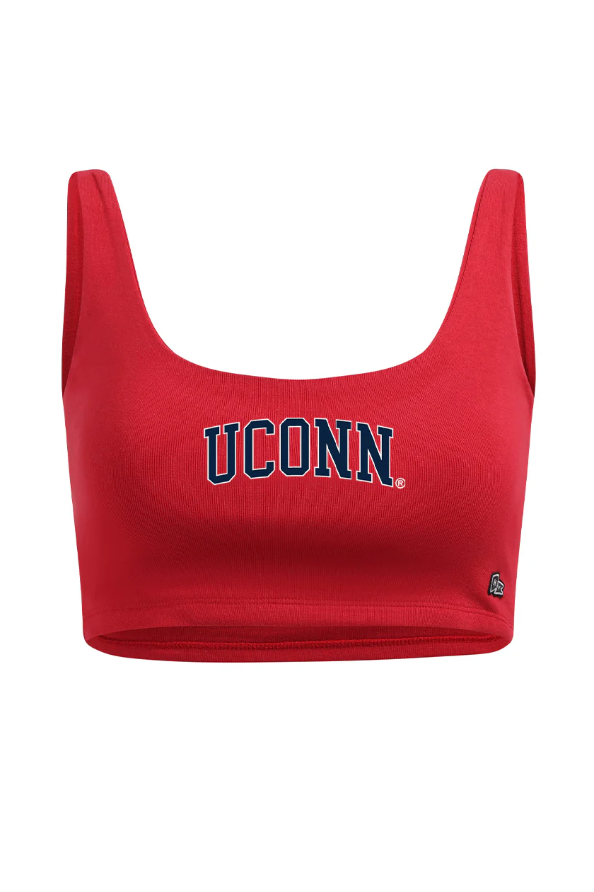 UConn Scoop Neck Crop Top - Image 7