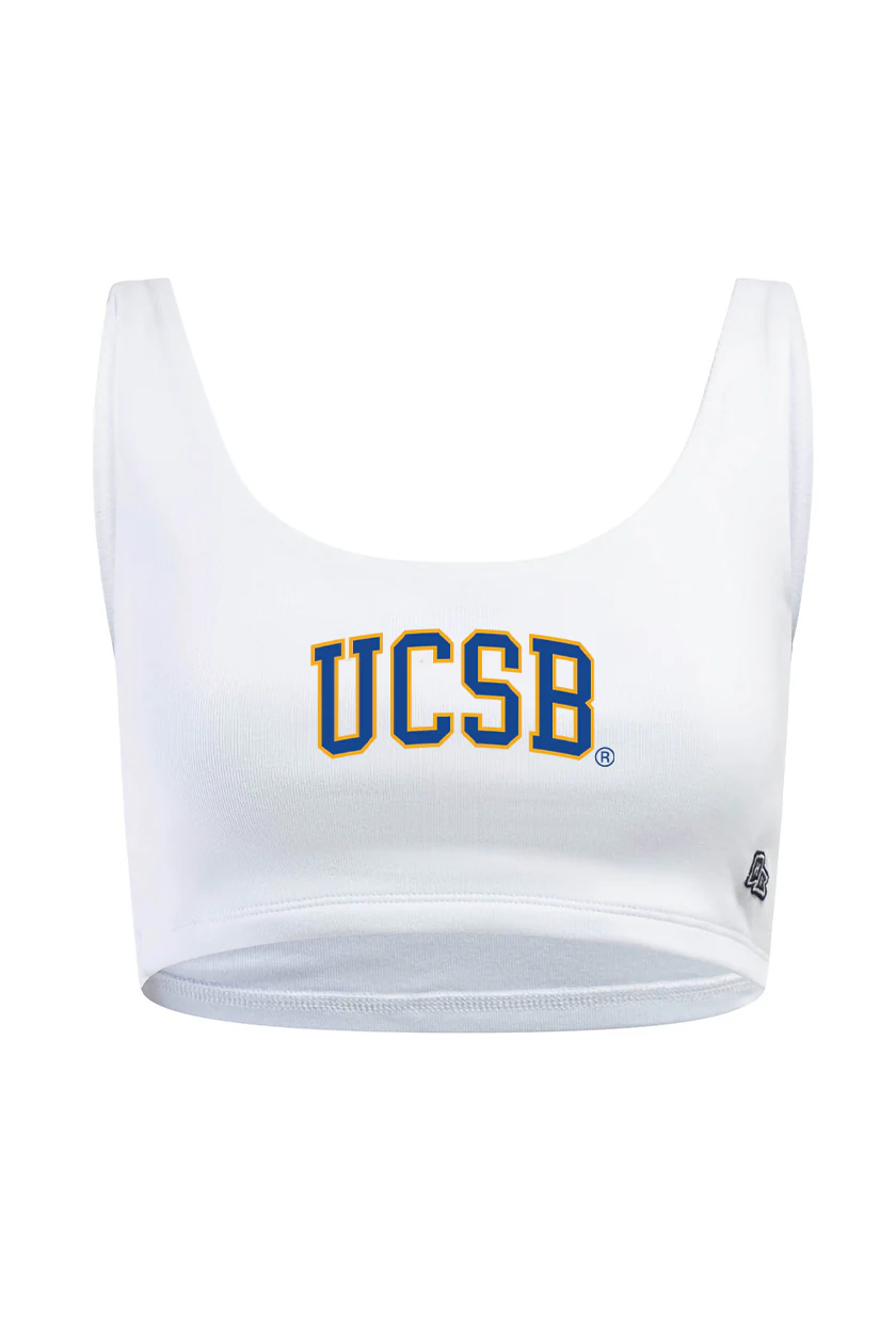 UCSB Scoop Neck Crop Top - Image 6